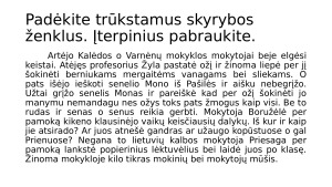 Vienarūšės sakinio dalys, įterptiniai. Užduotys