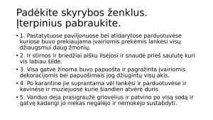 Vienarūšės sakinio dalys, įterptiniai. Užduotys. Paveikslėlis 2