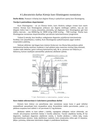 Kietojo kuro šilumingumo nustatymas. Paveikslėlis 2