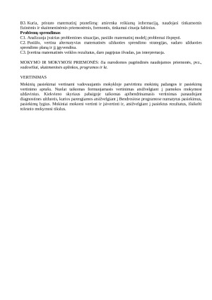 MATEMATIKOS ILGALAIKIS PLANAS III IR IV GIMNAZIJOS KLASĖMS (11 - 12 kl) 2025m. Paveikslėlis 2