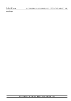 Matematikos brandos egzamino užduotis išplėstinis kursas 2023. Paveikslėlis 5