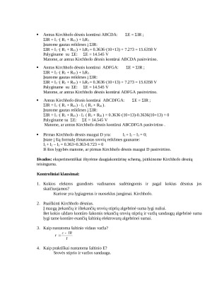 Kirchhofo dėsnių taikymas. Paveikslėlis 3