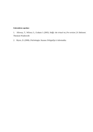 Klasikinio ir operantinio sąlygojimo eksperimentas. Paveikslėlis 8