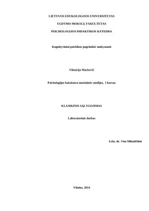 Klasikinis sąlygojimas