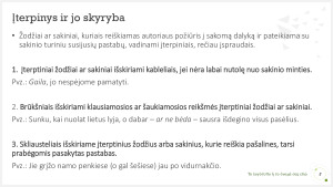 Įterpinių skyryba. Mokomoji. Paveikslėlis 3