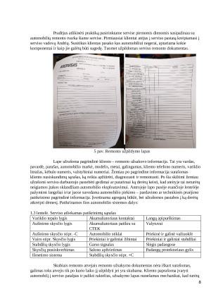 Baigiamosios praktikos ataskaita. UAB A SERVISAS. Paveikslėlis 8