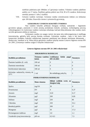 Praktikos ataskaita. UAB „Aukštaitijos vandenys“. Paveikslėlis 8