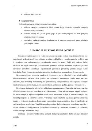 TECHNOLOGINĖS PRAKTIKOS ATASKAITA. UAB Voltas. Paveikslėlis 6