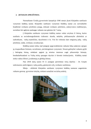 APRŪPINIMO MAISTU PRAKTIKA KŪDIKIŲ NAMUOSE. Paveikslėlis 4