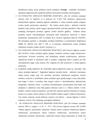 APRŪPINIMO MAISTU PRAKTIKA KŪDIKIŲ NAMUOSE. Paveikslėlis 6