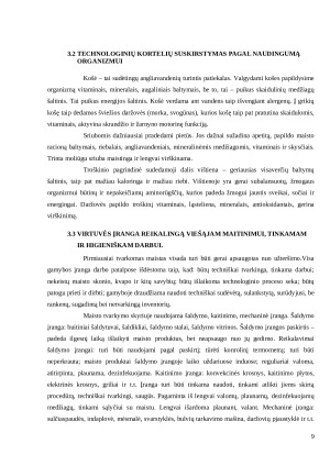 APRŪPINIMO MAISTU PRAKTIKA KŪDIKIŲ NAMUOSE. Paveikslėlis 9
