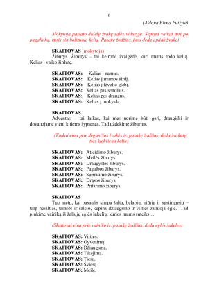 Adventinė – Kalėdinė popietė “Advento rimty susimąstom” (1-6 kl). Paveikslėlis 6