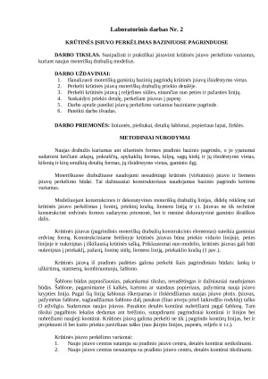 Krūtinės įsiuvo perkėlimas baziniuose pagrinduose