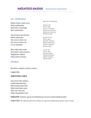 Našlaitėlės Kalėdos. Scenarijus. Paveikslėlis 3