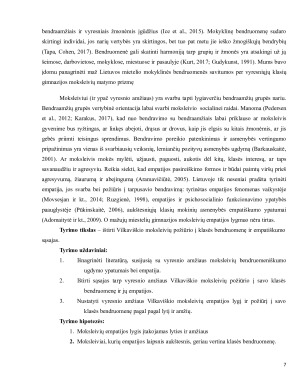 VILKAVIŠKIO MOKSLEIVIŲ POŽIŪRIO Į KLASĖS BENDRUOMENĘ IR EMPATIŠKUMO SĄSAJOS. Paveikslėlis 7