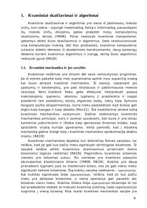 Kvantinių skaičiavimų ir algoritmų tyrimas naudojant simuliatorių paprastame personaliniame kompiuteryje. Paveikslėlis 9