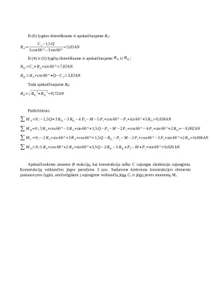 Kūnų sistemos pusiausvyra. Namų darbas. Paveikslėlis 3