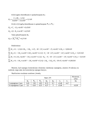 Kūnų sistemos pusiausvyra. Namų darbas. Paveikslėlis 5