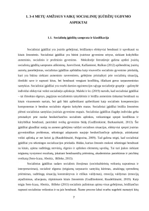 3-4 METŲ AMŽIAUS VAIKŲ SOCIALINIŲ ĮGŪDŽIŲ UGDYMAS PASITELKIANT NARATYVINĮ ŽAIDIMĄ. Paveikslėlis 7