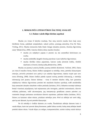 Vaizdo klipo analizė. Paveikslėlis 5