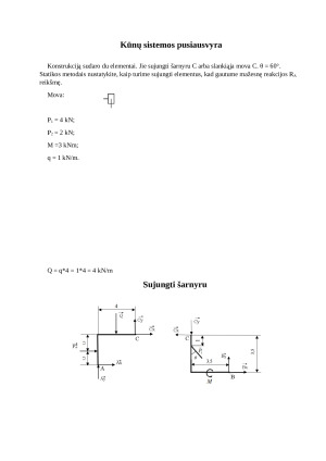 Kūnų sistemos pusiausvyra