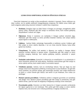 STRESAS, JĮ SUKELIANČIOS PRIEŽASTYS. Paveikslėlis 7