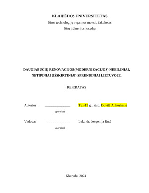 Daugiabučių renovacijos (modernizacijos) neeiliniai, netipiniai(išskirtiniai sprendiniai Lietuvoje