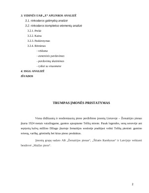 UAB „ŽEMAITIJOS PIENAS“ RINKODARINĖS SITUACIJOS ANALIZĖ. Paveikslėlis 2