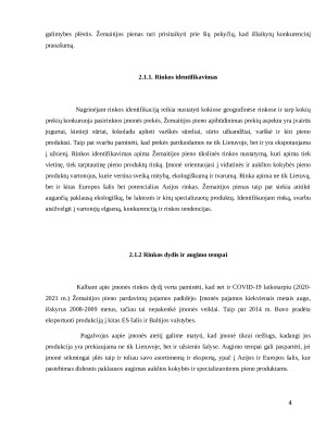 UAB „ŽEMAITIJOS PIENAS“ RINKODARINĖS SITUACIJOS ANALIZĖ. Paveikslėlis 4