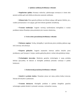 UAB „ŽEMAITIJOS PIENAS“ RINKODARINĖS SITUACIJOS ANALIZĖ. Paveikslėlis 9