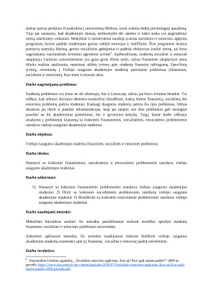 Viešojo saugumo akademijos studentų finansinės, socialinės ir emocinės problemos Mykolo Romerio universitete. Paveikslėlis 4