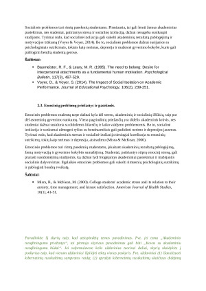 Viešojo saugumo akademijos studentų finansinės, socialinės ir emocinės problemos Mykolo Romerio universitete. Paveikslėlis 8
