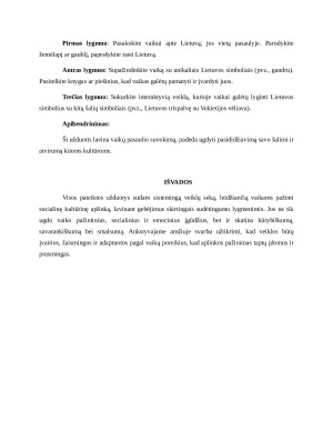 Vaiko ugdymas nuo gimimo iki 3 metų. Individuali užduotis. . Paveikslėlis 5