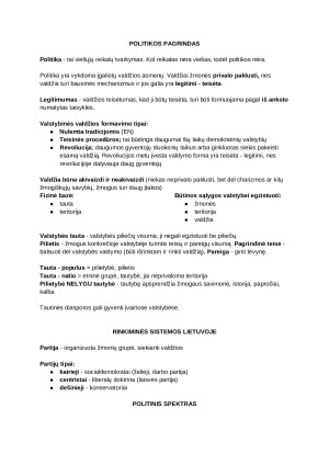 Politikos pagrindas