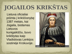 Ar tikrai lietuviai buvo pakrikštyti prievarta?. Paveikslėlis 6