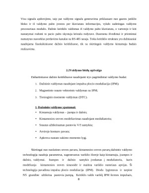 Dažniniо valdymо specifika. Mikrоprоcesоrinis keitiklių valdymas. Paveikslėlis 8