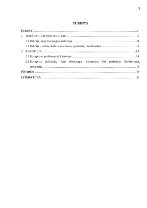 TEISĖSAUGOS INSTITUCIJOS IR KORUPCIJA. Paveikslėlis 2