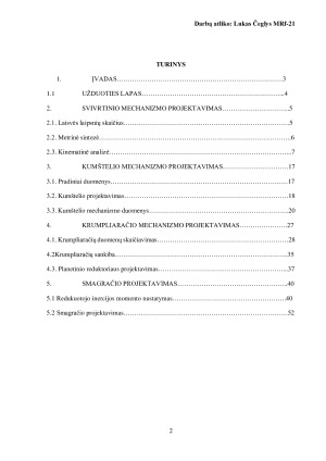 MAŠINŲ IR MECHANIZMŲ TEORIJA. Paveikslėlis 2