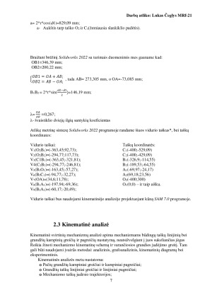 MAŠINŲ IR MECHANIZMŲ TEORIJA. Paveikslėlis 7