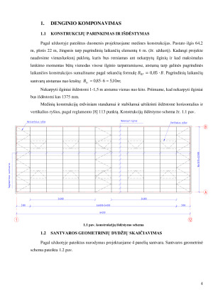 LAIKANČIŲ MEDINIŲ KONSTRUKCIJŲ PROJEKTAVIMAS. Paveikslėlis 4