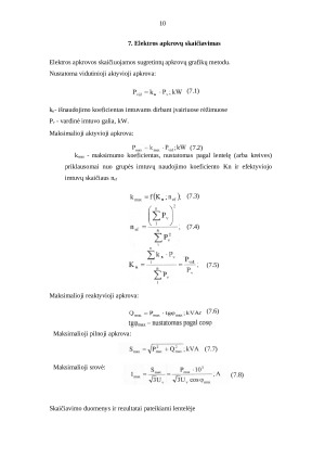 ELEKTROS ENERGETIKA. Kursinis darbas. Paveikslėlis 10