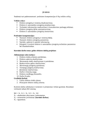 ELEKTROS ENERGETIKA. Kursinis darbas. Paveikslėlis 3