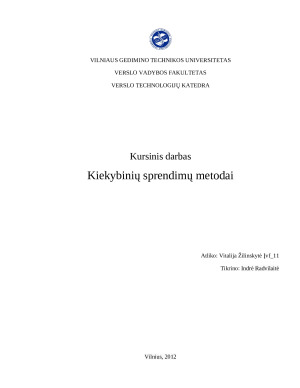 Kiekybinių sprendimų metodai