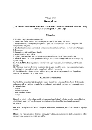 Muzika ir teatras žanrų metamorfozės XX a. pab. — XXI a.. Paveikslėlis 2
