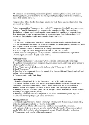Muzika ir teatras žanrų metamorfozės XX a. pab. — XXI a.. Paveikslėlis 3