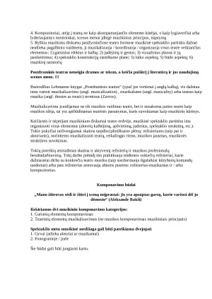 Muzika ir teatras žanrų metamorfozės XX a. pab. — XXI a.. Paveikslėlis 8