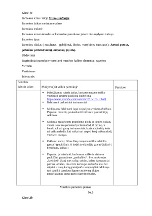 Garso savybių ieškojimas. Pamokos planas. Paveikslėlis 7