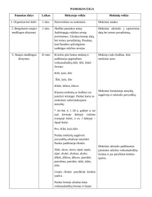 Sudėtingųjų rašybos atvejų įtvirtinimas. Detalus pamokos planas. Paveikslėlis 3