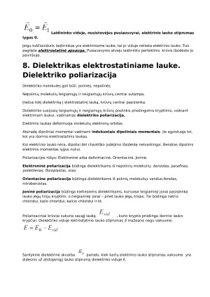 Elektrostatika. Konspektas. Paveikslėlis 6