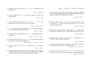 MECHANIKOS FIZIKINIAI PAGRINDAI. KONSPEKTAS. Paveikslėlis 2